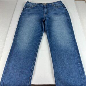 Kut From The Kloth Jeans Women's 35x28* Elizabeth Straight Blue Denim Tag 16